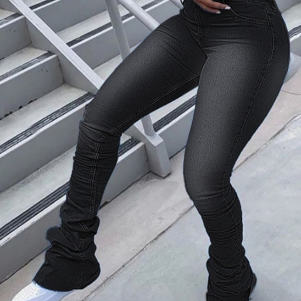 Stacked jeans